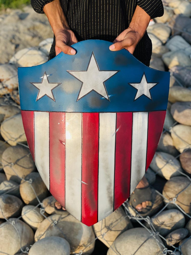 Captain America First Avenger Shield – Durable Damage Heater Shield for Cosplay and Best Gift