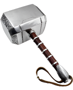 Thor Hammer Mjolnir Prop Replica 1:1 Solid Power Authentic Avengers Perfect for Gift, Collectors, Halloween, and Cosplay - collectiblegiftitems