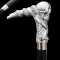 skull walking cane
