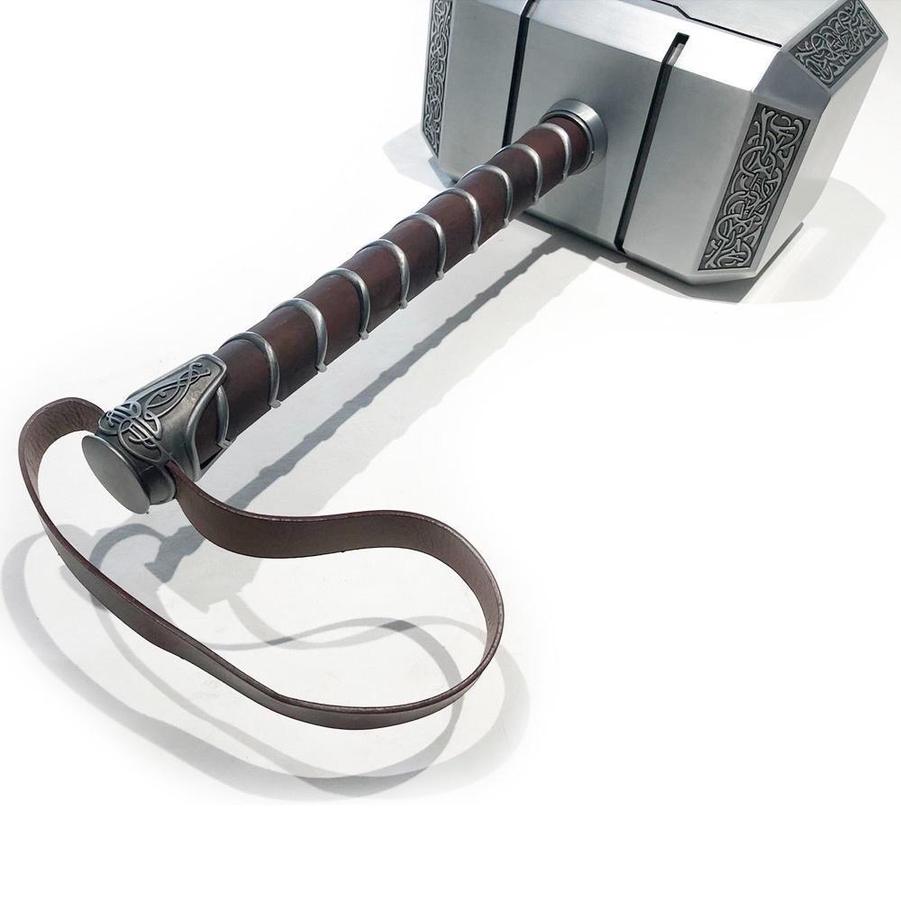 Thor’s Hammer from Norse Mythology, Cosplay Metal Version of Thor Mjölnir, 3.6 Kg, 1:1 Scale Movie Prop Replica of God of Thunder - collectiblegiftitems