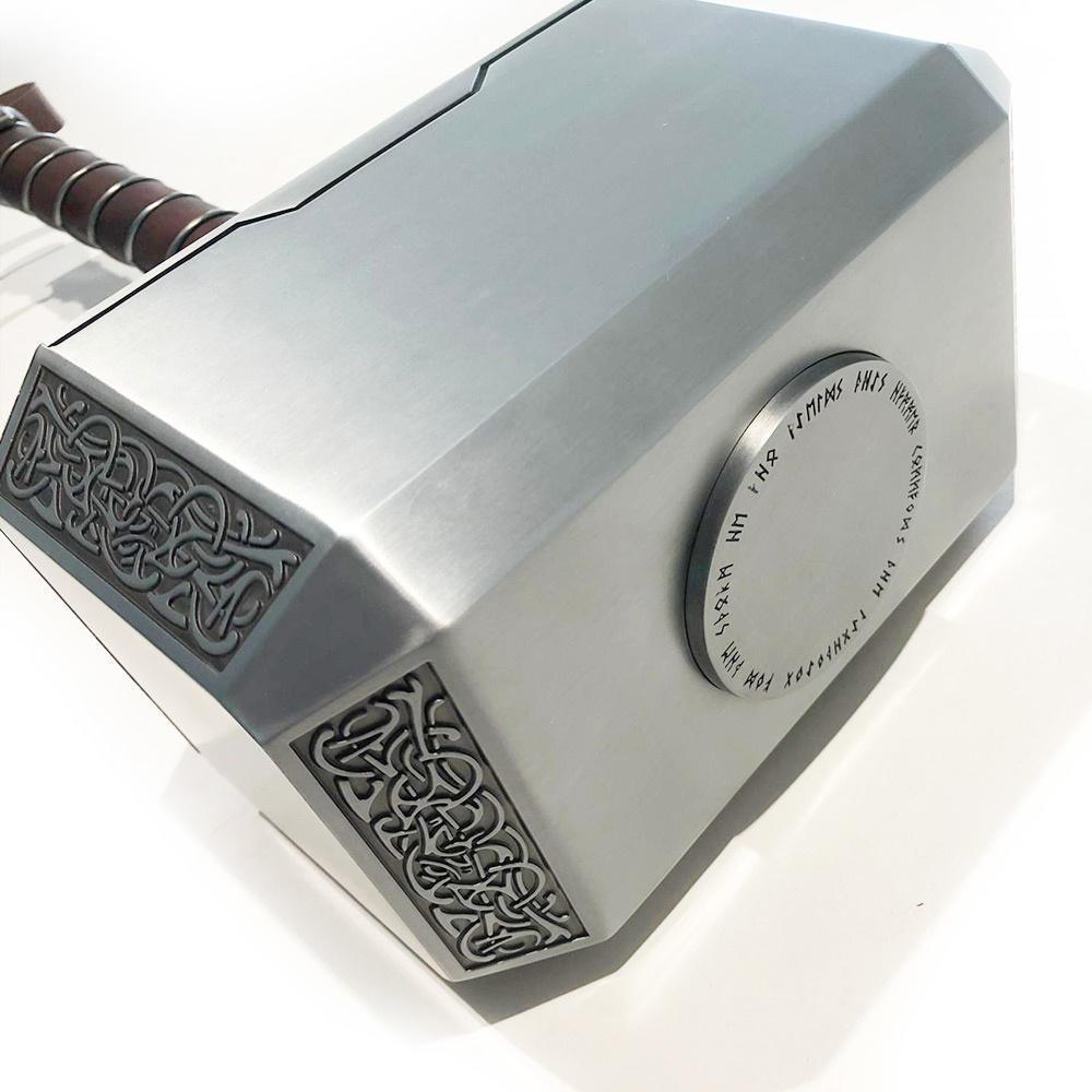 Thor’s Hammer from Norse Mythology, Cosplay Metal Version of Thor Mjölnir, 3.6 Kg, 1:1 Scale Movie Prop Replica of God of Thunder - collectiblegiftitems