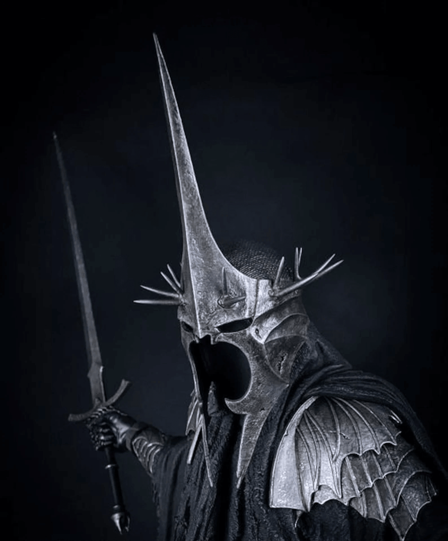 Nazgul-Kostüm inspiriert von „Der Herr der Ringe“ für Cosplay, Halloween, Mottopartys